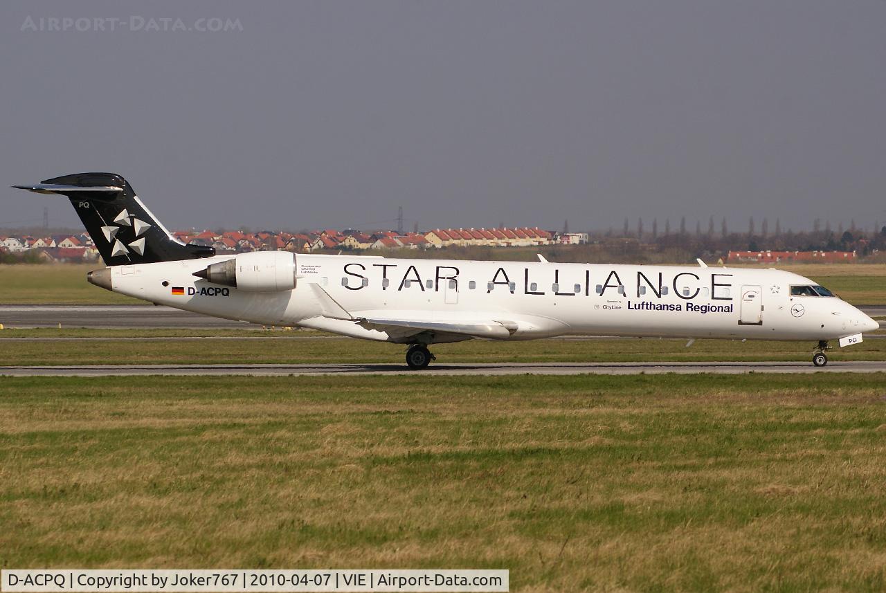 D-ACPQ, 2003 Canadair CRJ-700 (CL-600-2C10) Regional Jet C/N 10091, Lufthansa Regional (CityLine) Canadair Regional Jet CRJ701ER