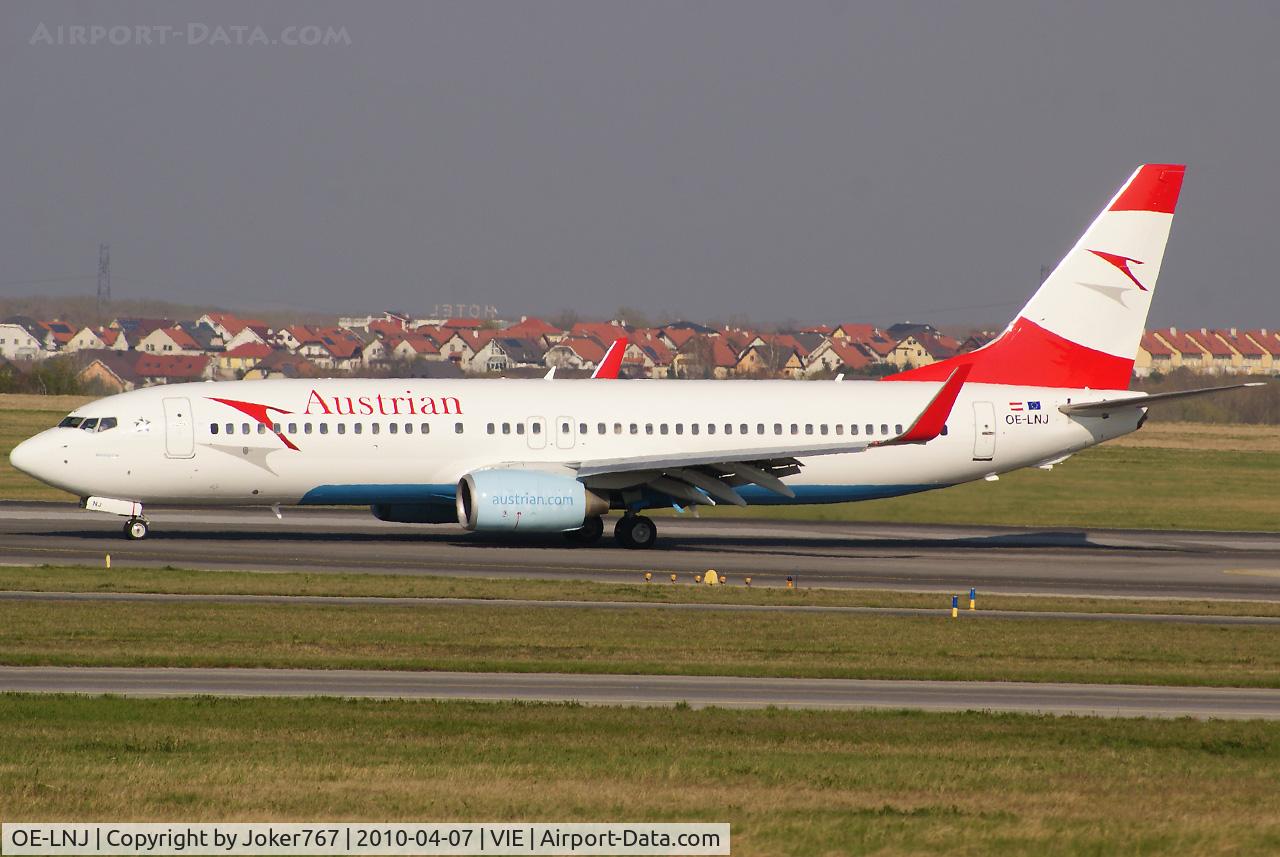 OE-LNJ, 1998 Boeing 737-8Z9 C/N 28177, Austrian Airlines Boeing 737-8Z9(WL)