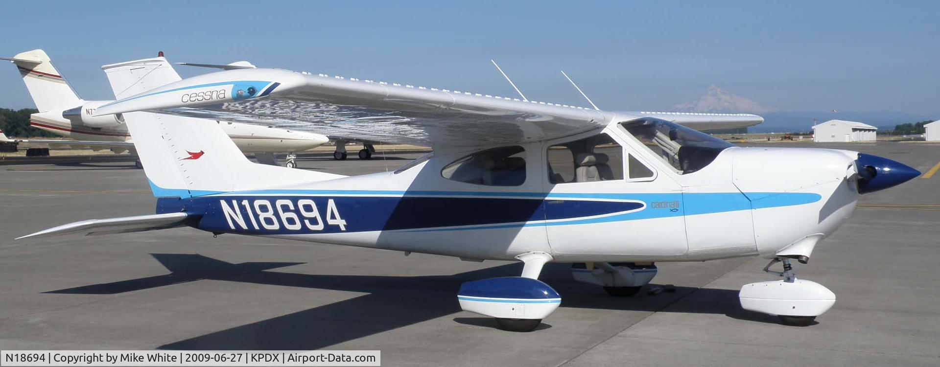 N18694, 1976 Cessna 177B Cardinal C/N 17702547, Just after taking delivery from Jim Schwarz, prior to flying to KRLD