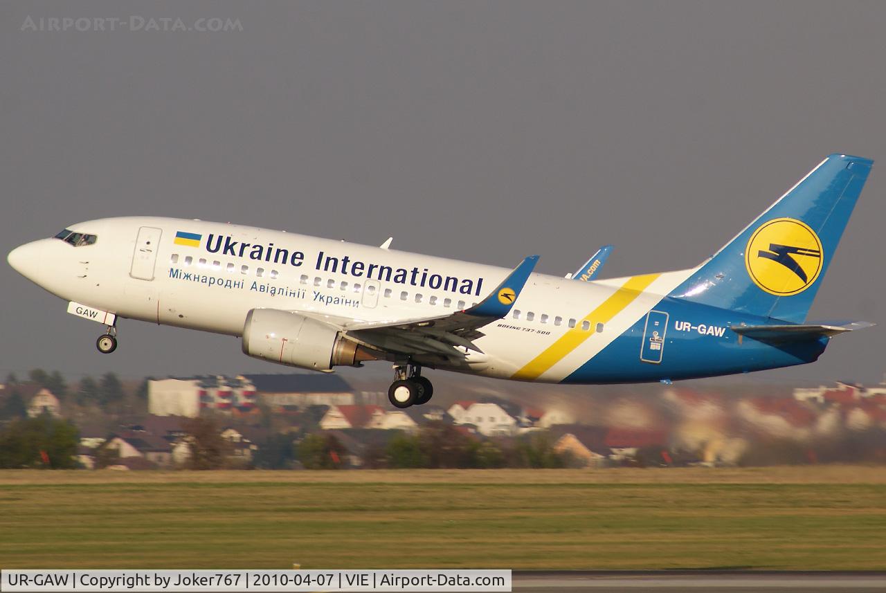UR-GAW, 1991 Boeing 737-5Y0 C/N 24898, Ukraine International Airlines Boeing 737-5Y0(WL)