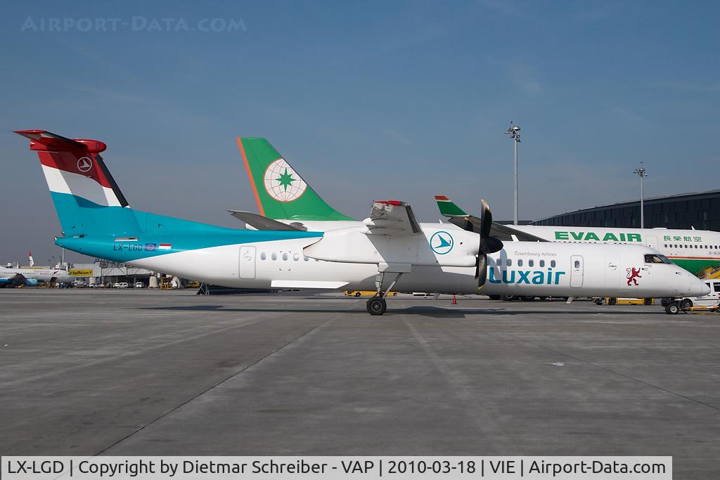 LX-LGD, 2007 De Havilland Canada DHC-8-402Q Dash 8 C/N 4171, Luxair Dash 8-400