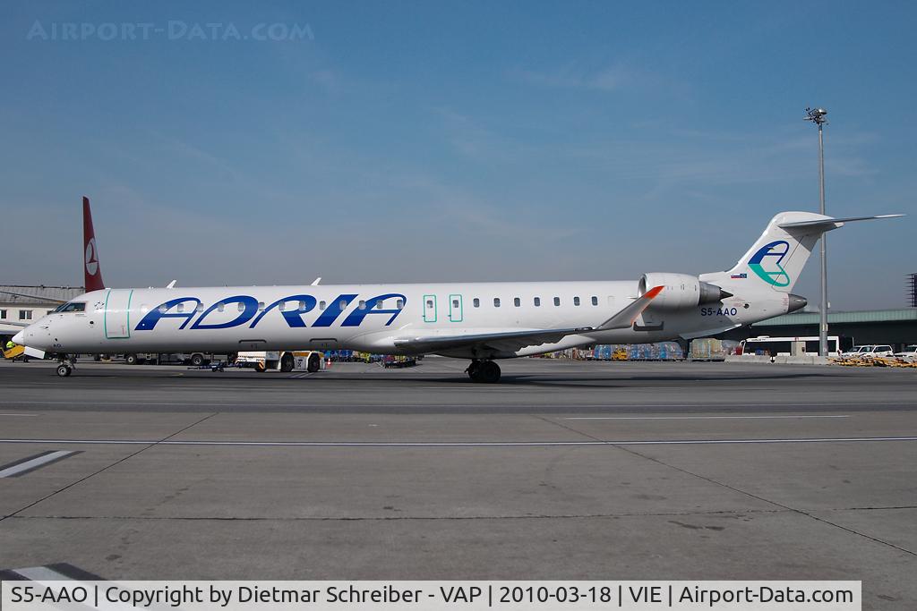 S5-AAO, 2008 Bombardier CRJ-900 NG (CL-600-2D24) C/N 15215, Adria Airways Regionaljet 900