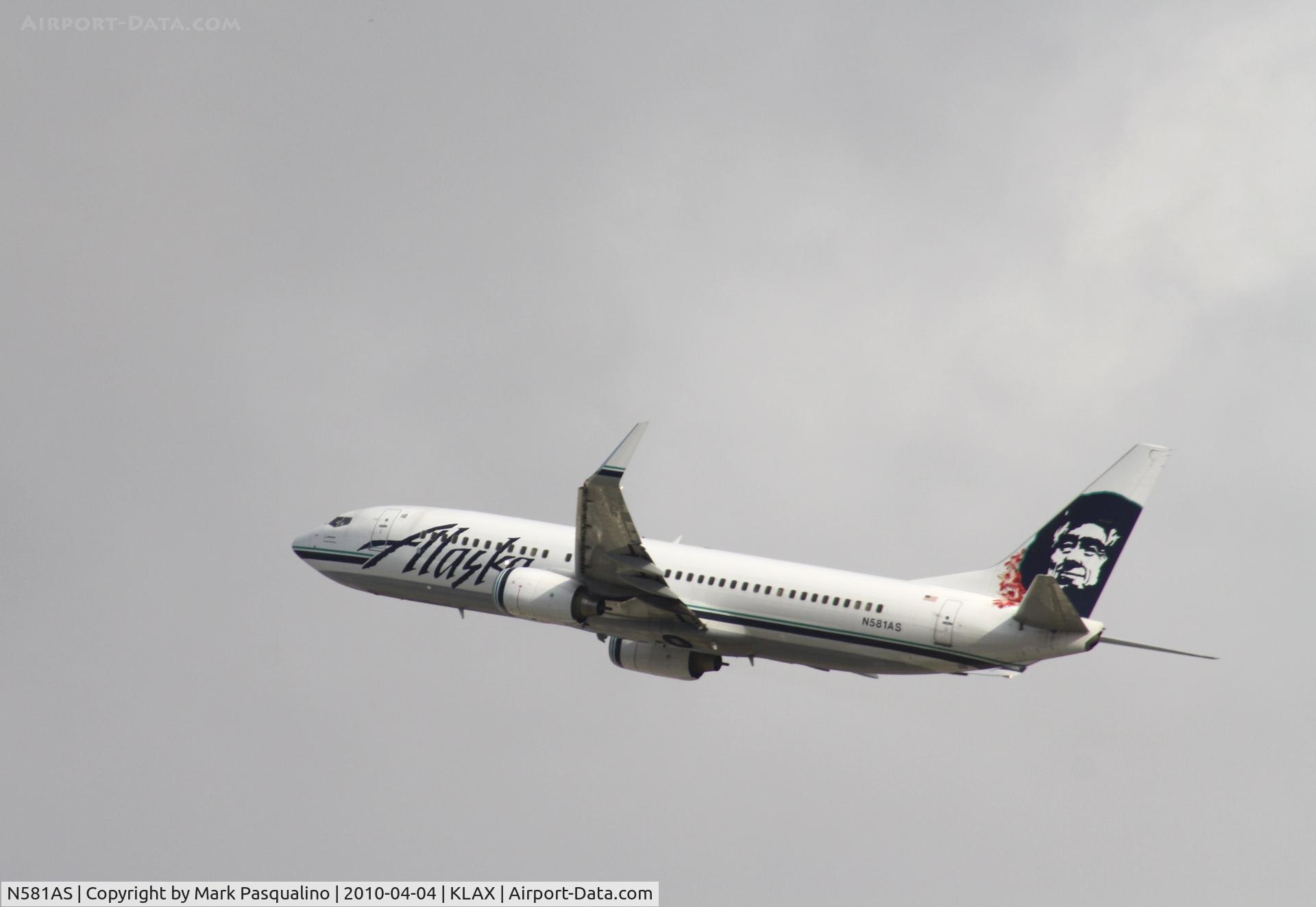 N581AS, 2007 Boeing 737-890 C/N 35188, Boeing 737-800