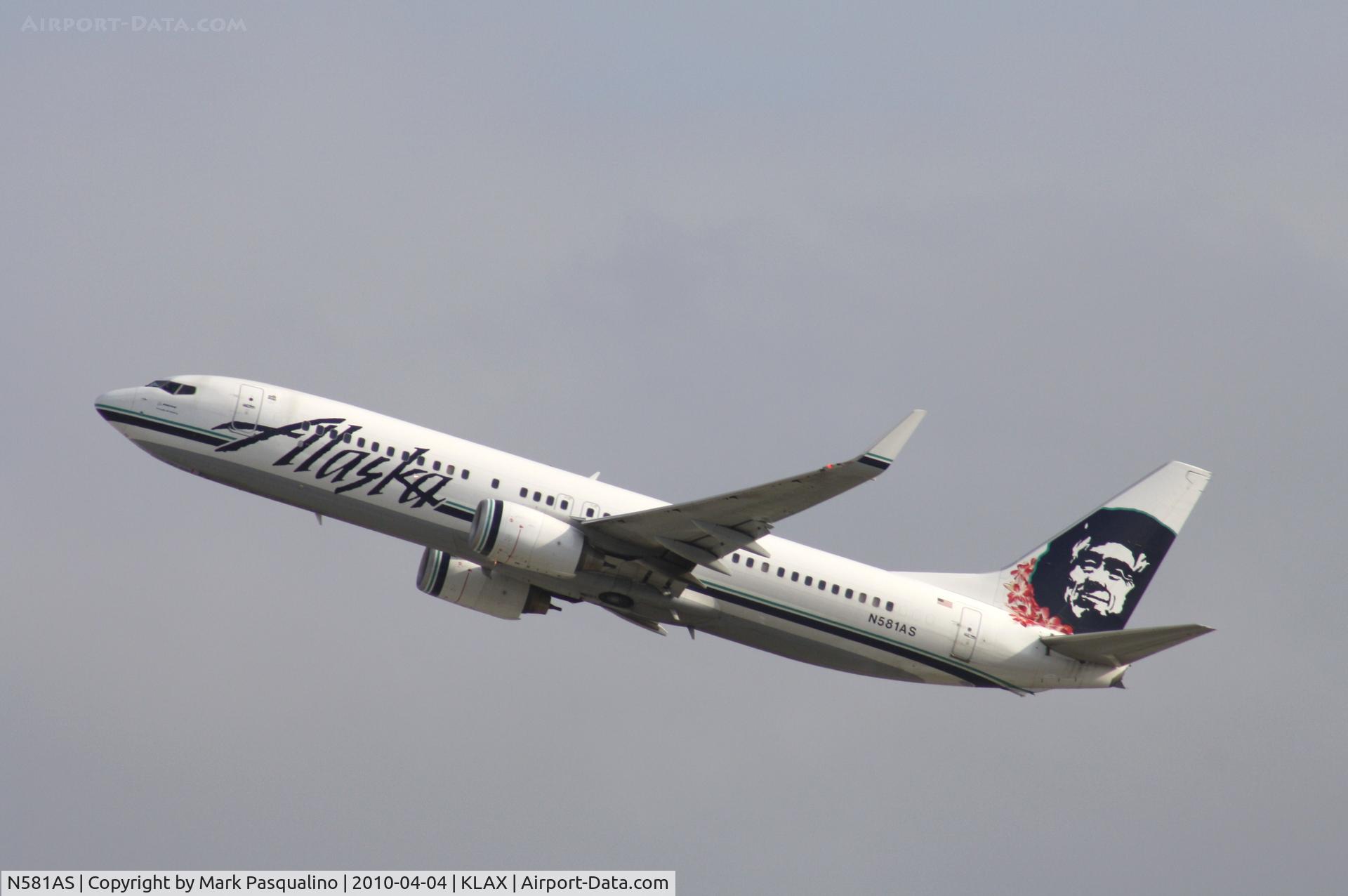 N581AS, 2007 Boeing 737-890 C/N 35188, Boeing 737-800