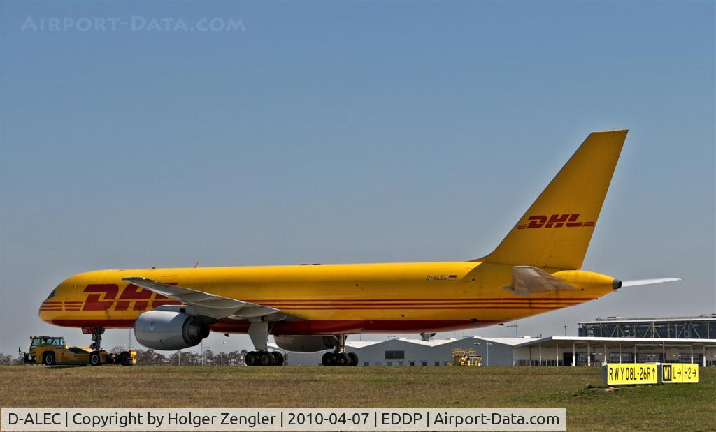 D-ALEC, 1983 Boeing 757-236/SF C/N 22175, Being pulled for an engine test