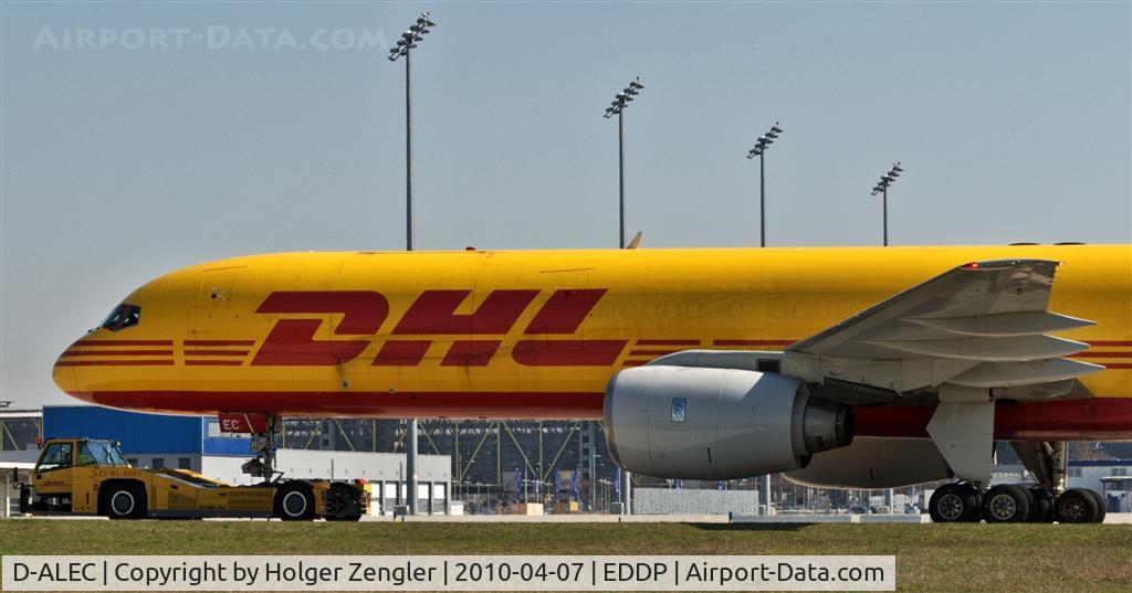 D-ALEC, 1983 Boeing 757-236/SF C/N 22175, Being pulled for an engine test