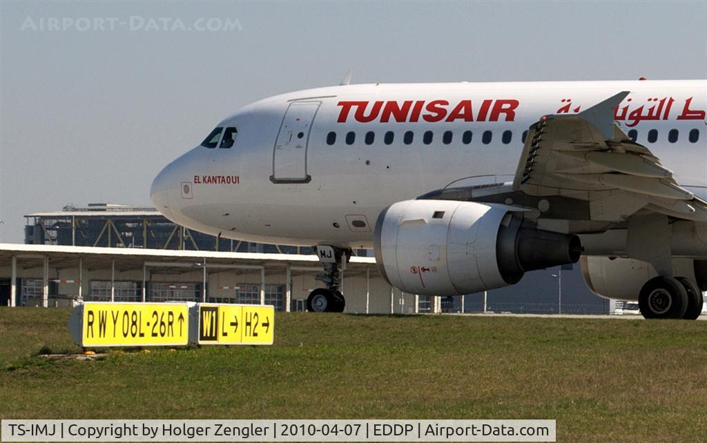 TS-IMJ, 1998 Airbus A319-114 C/N 869, Taxiing for a return to Djerba