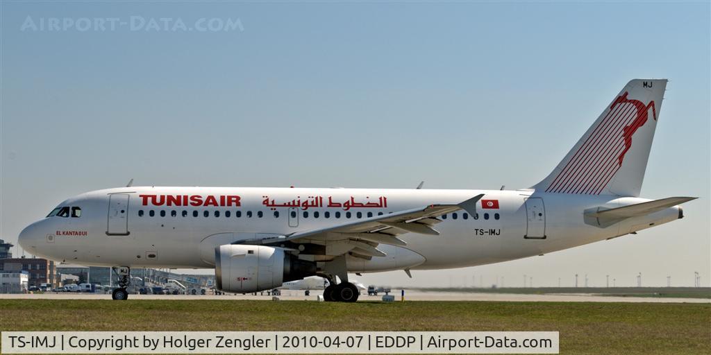 TS-IMJ, 1998 Airbus A319-114 C/N 869, Taxiing for a return to Djerba