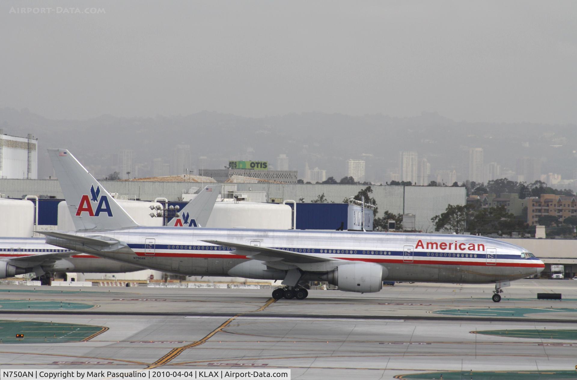 N750AN, 2001 Boeing 777-223 C/N 30259, Boeing 777-200