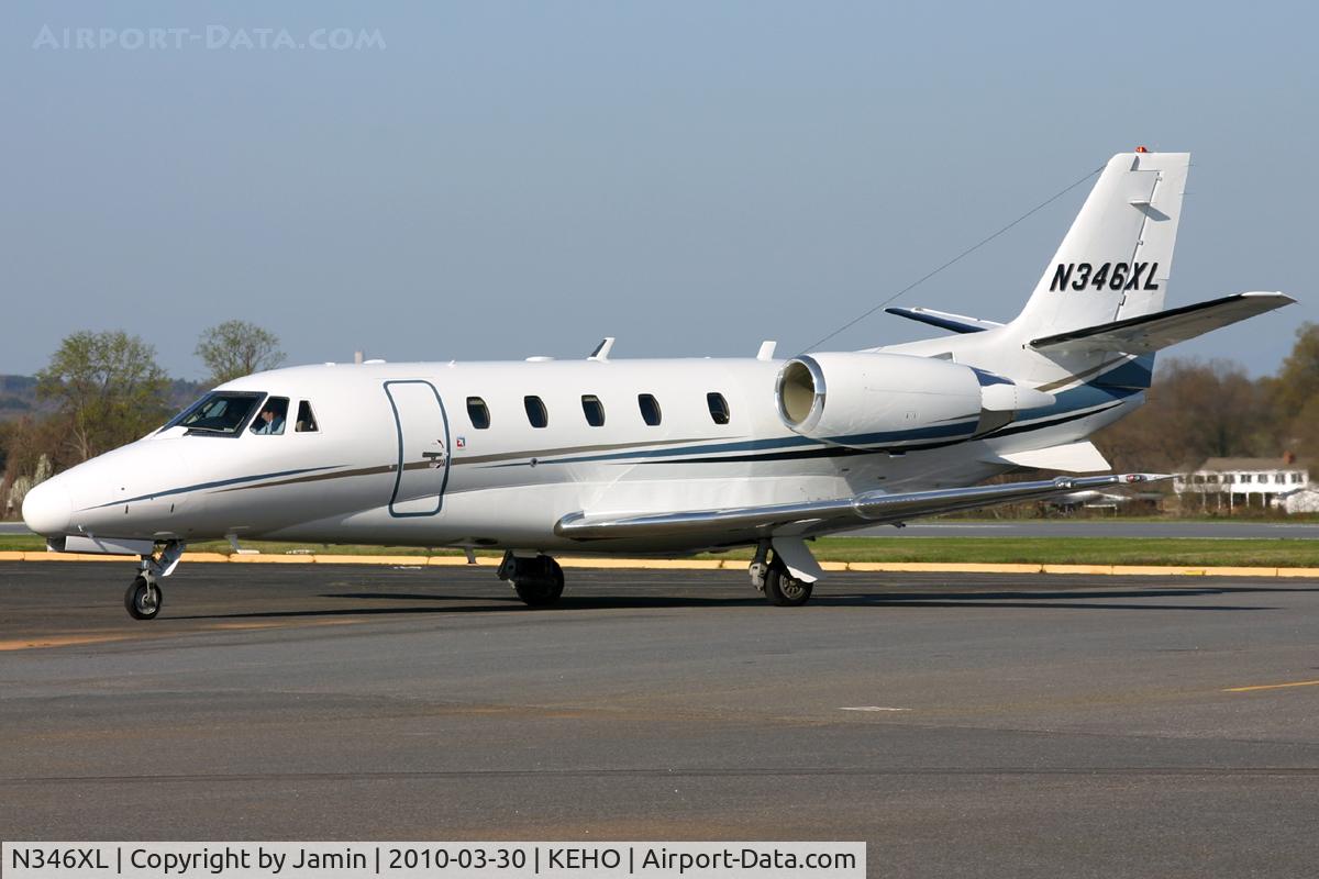 N346XL, 2003 Cessna 560XL C/N 560-5346, Stopping in for the day.