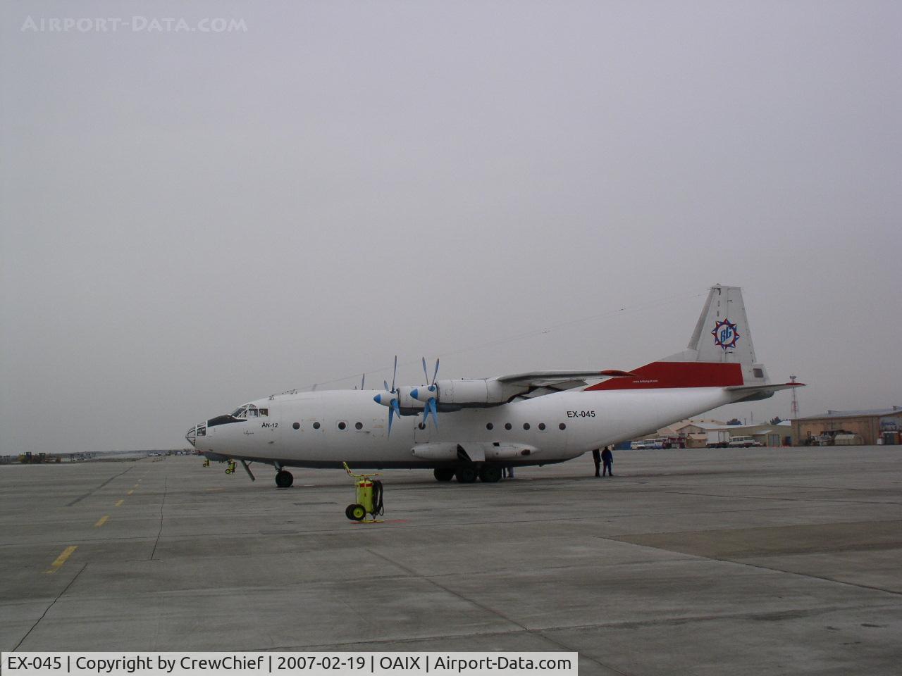 EX-045, Antonov An-12 C/N 2340602, Bagram AB Afganistan Feb 2007