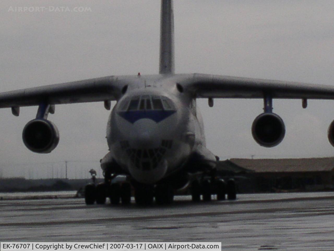 EK-76707, Ilyushin IL-78TD C/N 073410292, IL-78TD Ilyushin at Bagram Afganistan