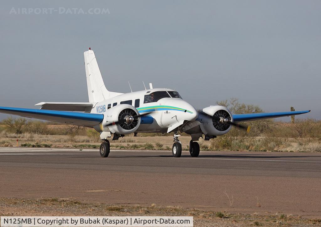 N125MB, 1952 Beech C-45H Expeditor C/N AF-286, Coolidge