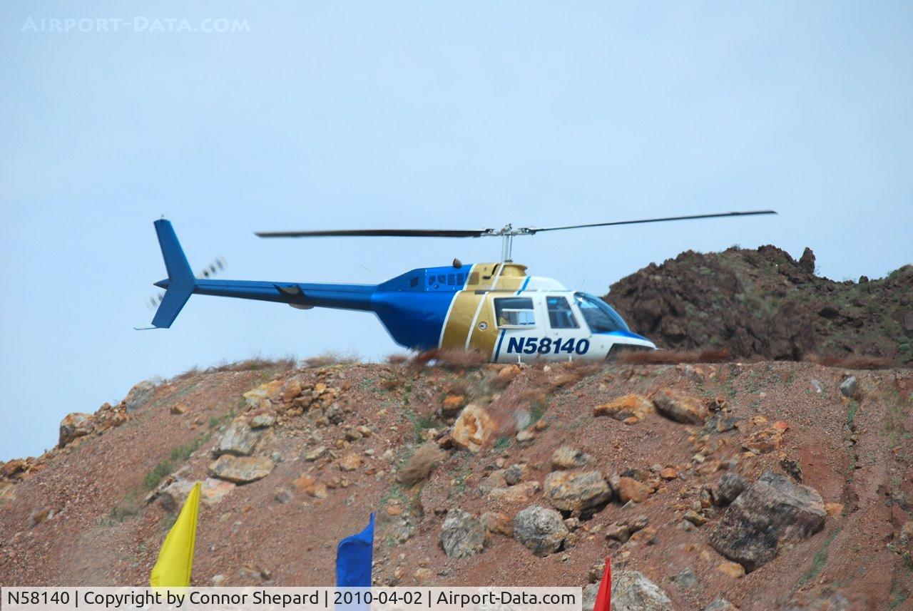 N58140, 1973 Bell 206B C/N 1108, JetRanger giving tours of Hoover Dam area