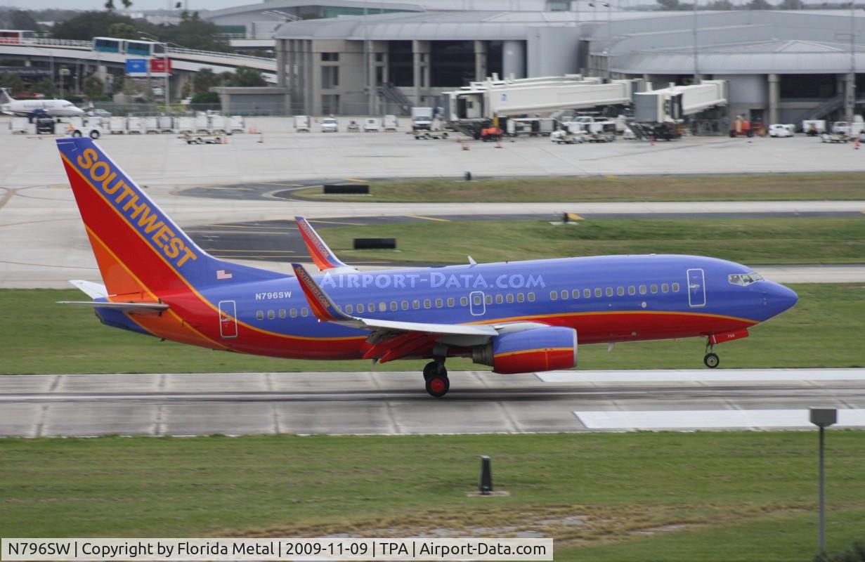 N796SW, 2001 Boeing 737-7H4 C/N 27889, Southwest 737-700