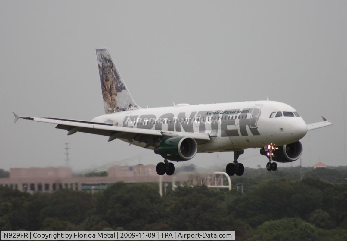 N929FR, 2004 Airbus A319-111 C/N 2240, Frontier 