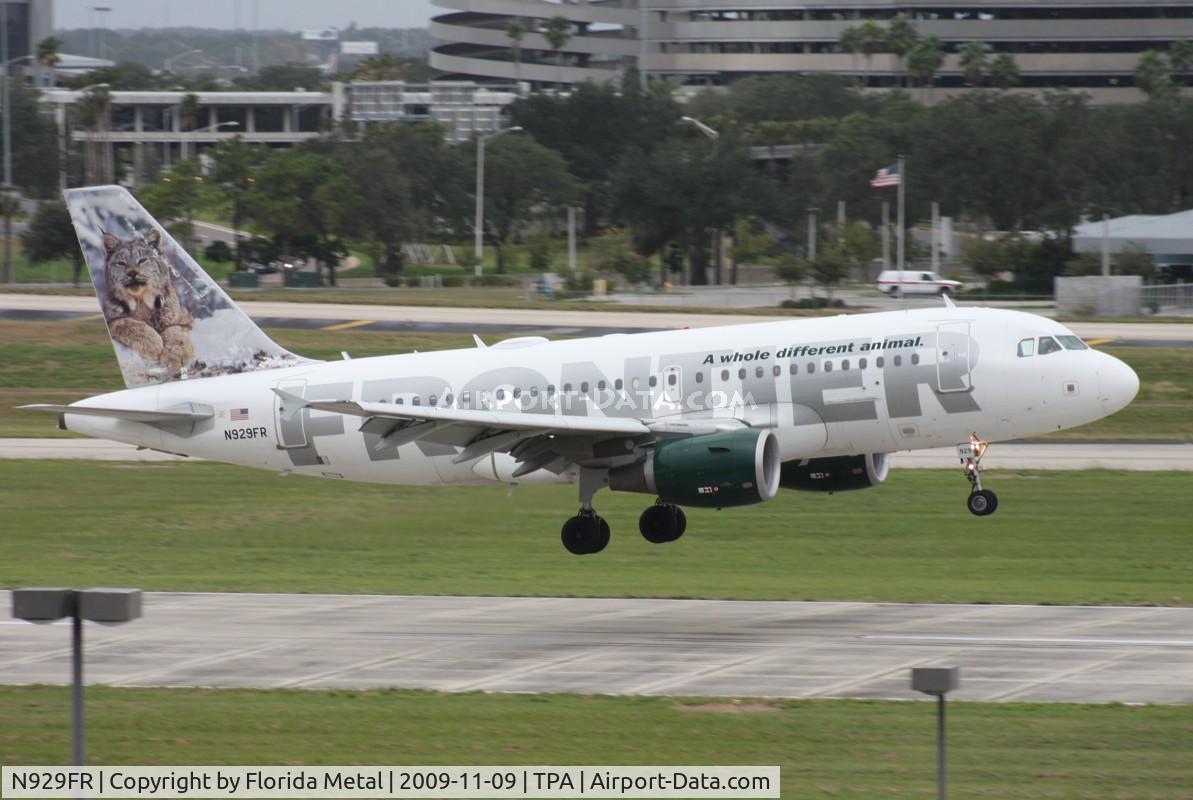 N929FR, 2004 Airbus A319-111 C/N 2240, Frontier 
