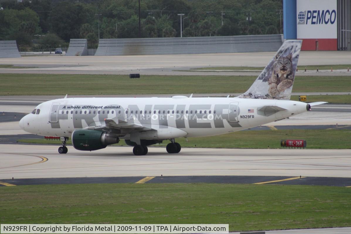 N929FR, 2004 Airbus A319-111 C/N 2240, Frontier 