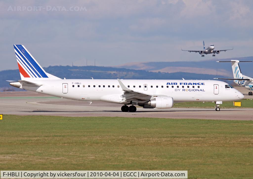 F-HBLI, 2009 Embraer 190LR (ERJ-190-100LR) C/N 19000298, Air France - Regional CAE