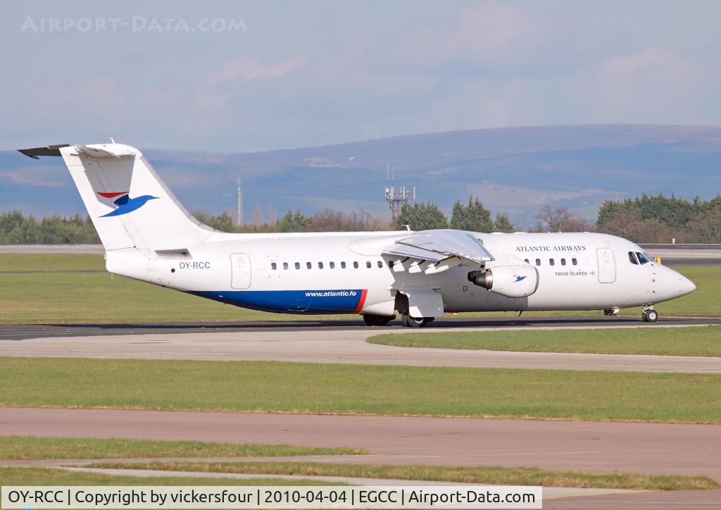 OY-RCC, 1999 British Aerospace Avro 146-RJ100 C/N E3357, Atlantic Airlines