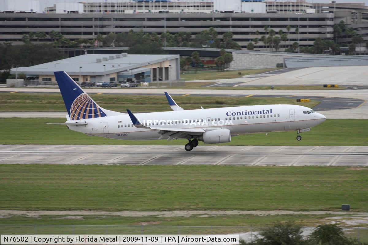 N76502, 2006 Boeing 737-824 C/N 31603, Continental 737-800