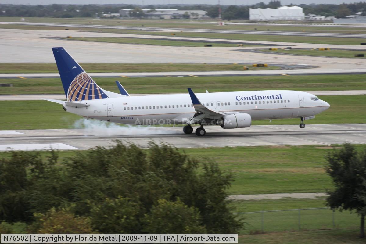 N76502, 2006 Boeing 737-824 C/N 31603, Continental 737-800
