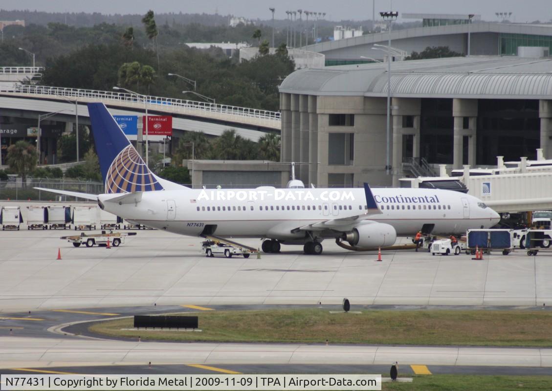 N77431, 2009 Boeing 737-924/ER C/N 32833, Continental 737-900ER