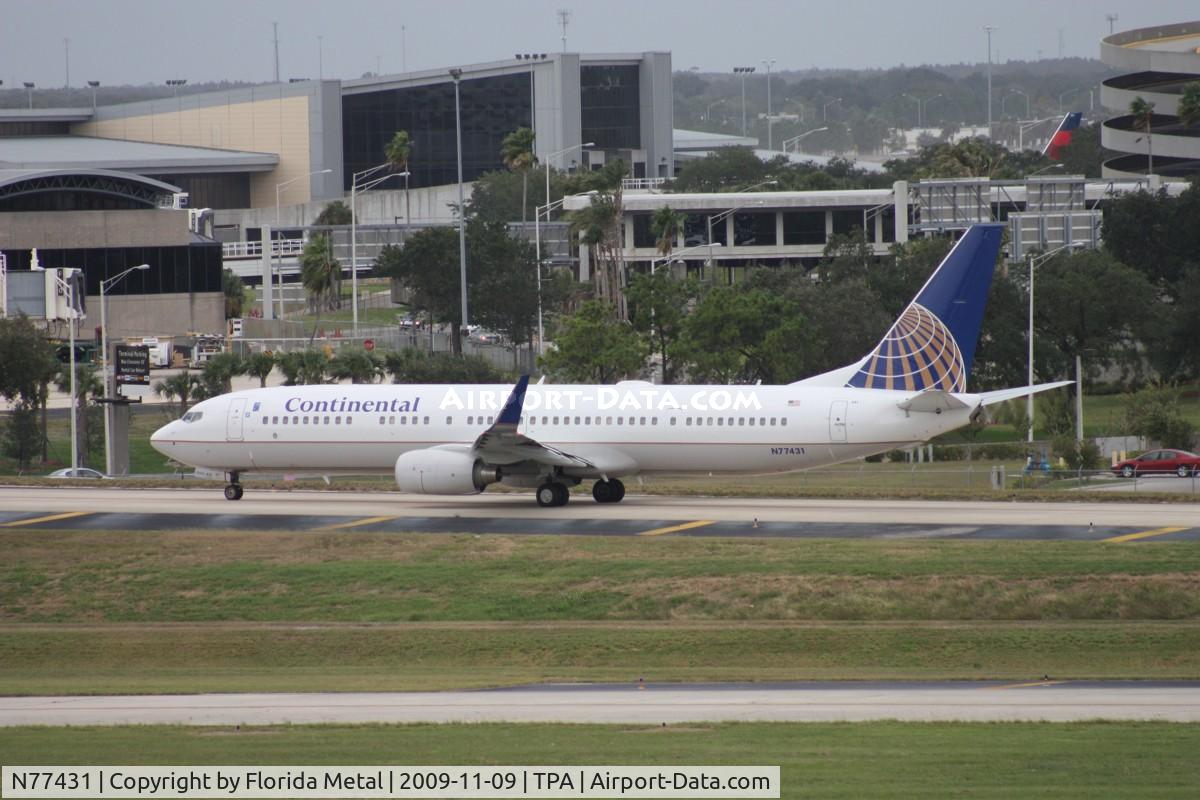 N77431, 2009 Boeing 737-924/ER C/N 32833, Continental 737-900ER