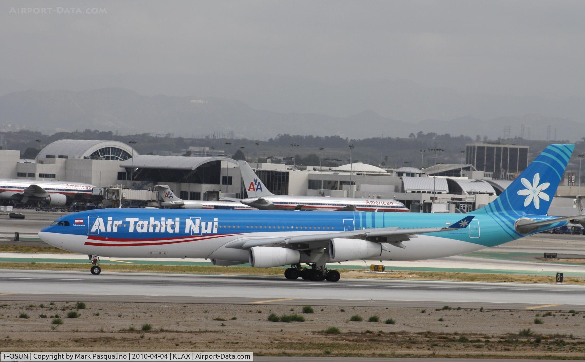 F-OSUN, 2001 Airbus A340-313 C/N 446, Airbus A340-300