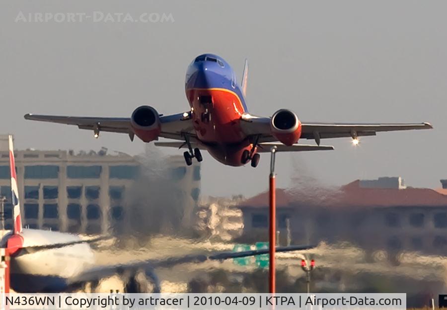 N436WN, 2003 Boeing 737-7H4 C/N 32456, Lift Off at KTPA