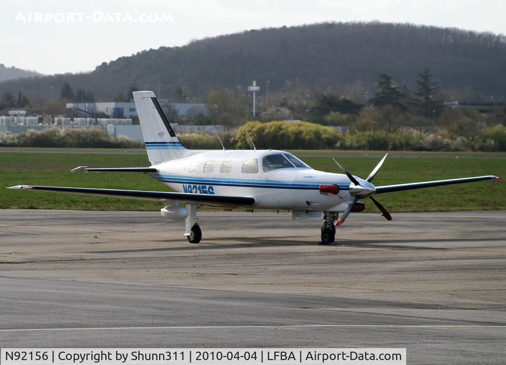 N92156, 1993 Piper PA-46-350P Malibu Mirage C/N 4622140, Parked...