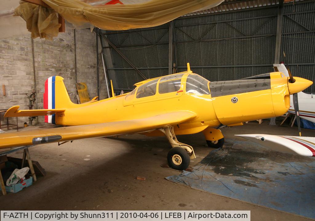 F-AZTH, Morane-Saulnier MS-733 Alcyon C/N 200, Inside airclub's hangar...