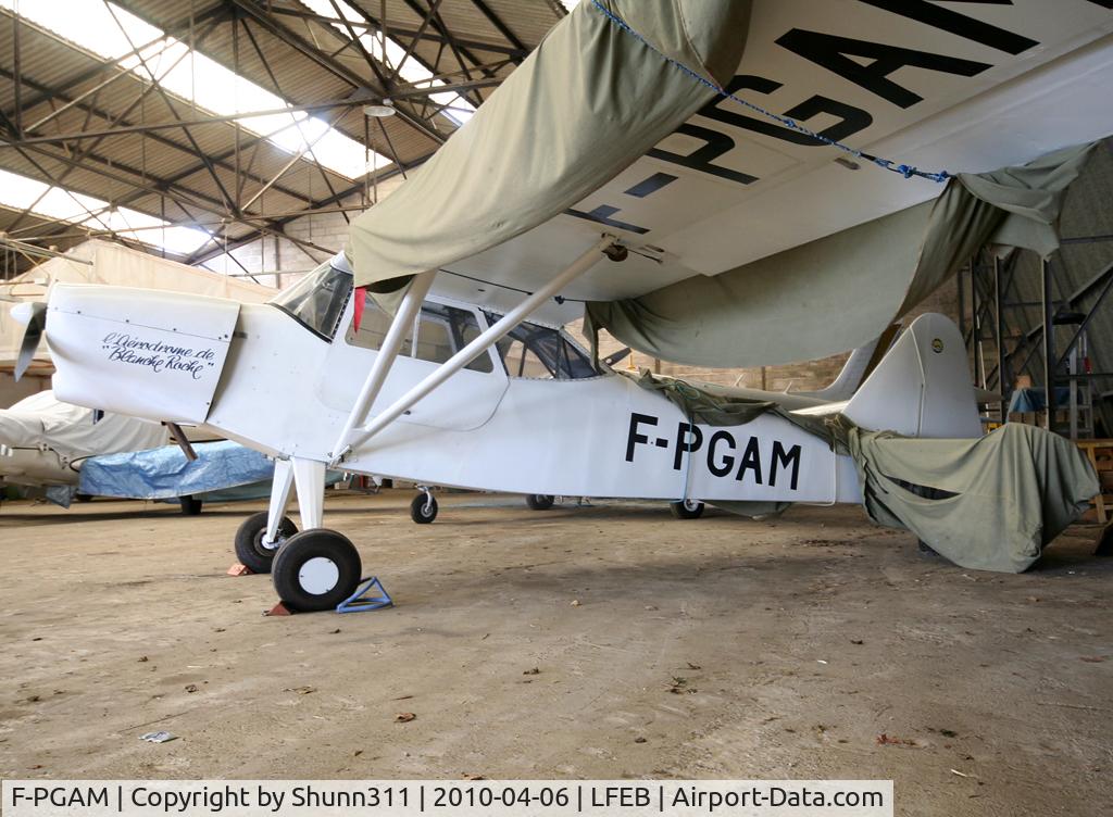 F-PGAM, Brochet MB-80 C/N 3, Inside Airclub's hangar...