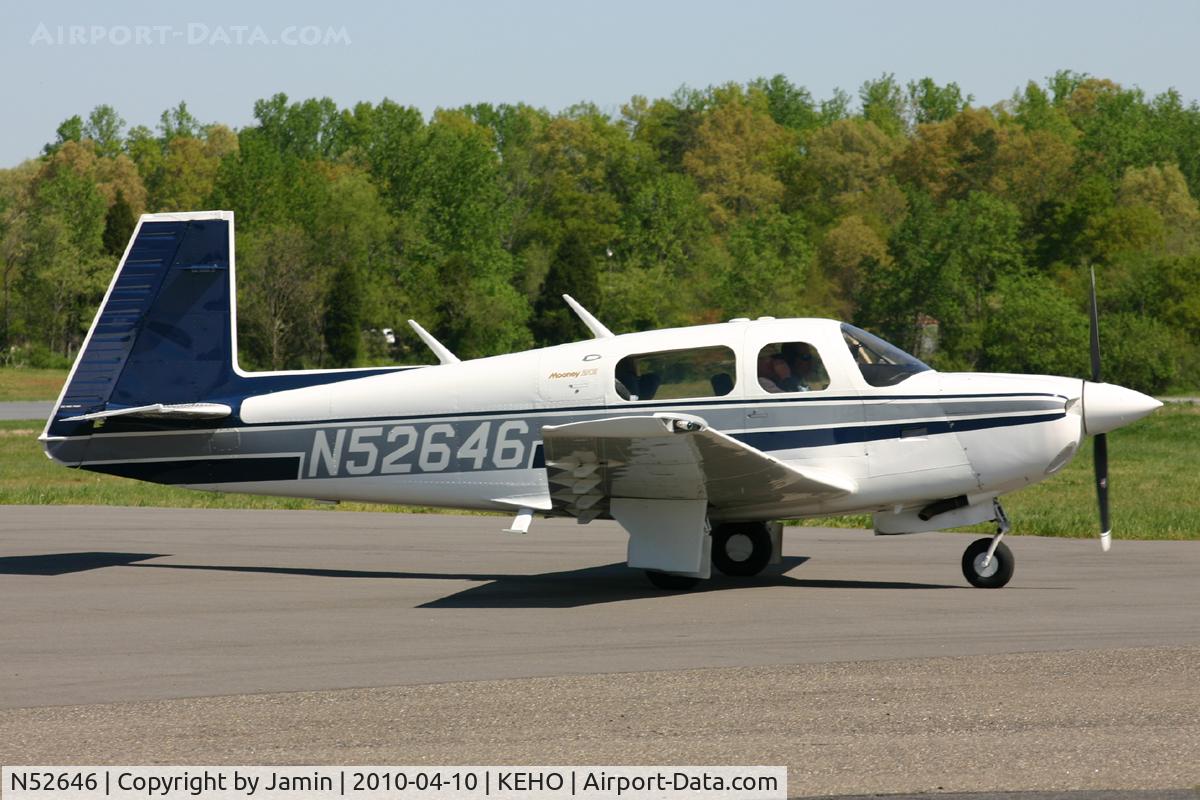 N52646, Mooney M20J 201 C/N 24-3081, Leaving the fuel pumps.