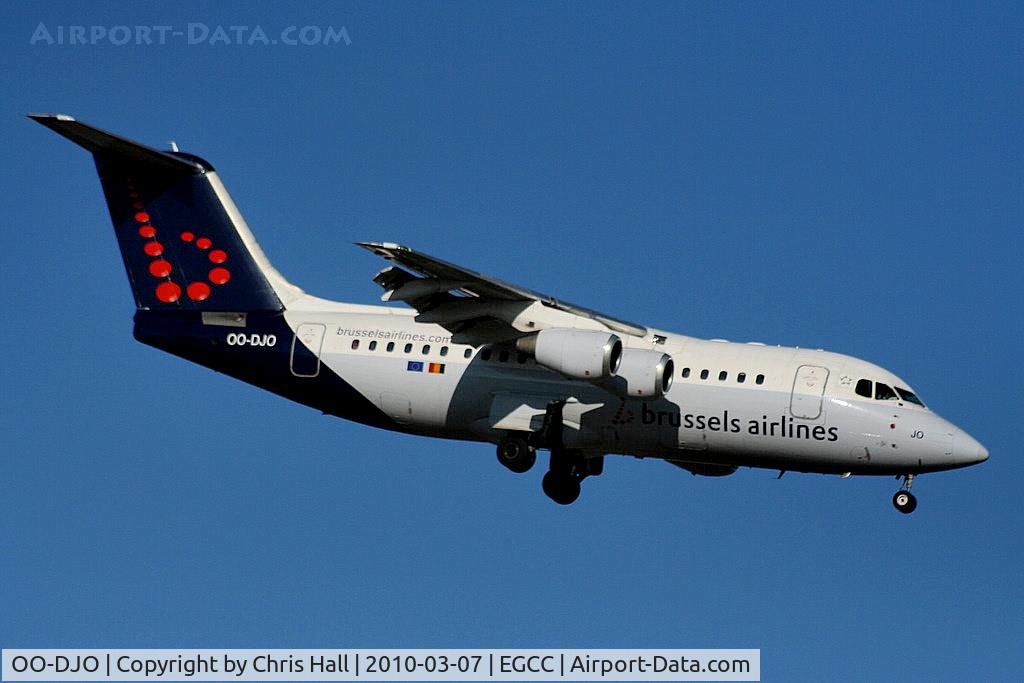 OO-DJO, 1995 British Aerospace Avro 146-RJ85 C/N E.2279, Brussels Airlines