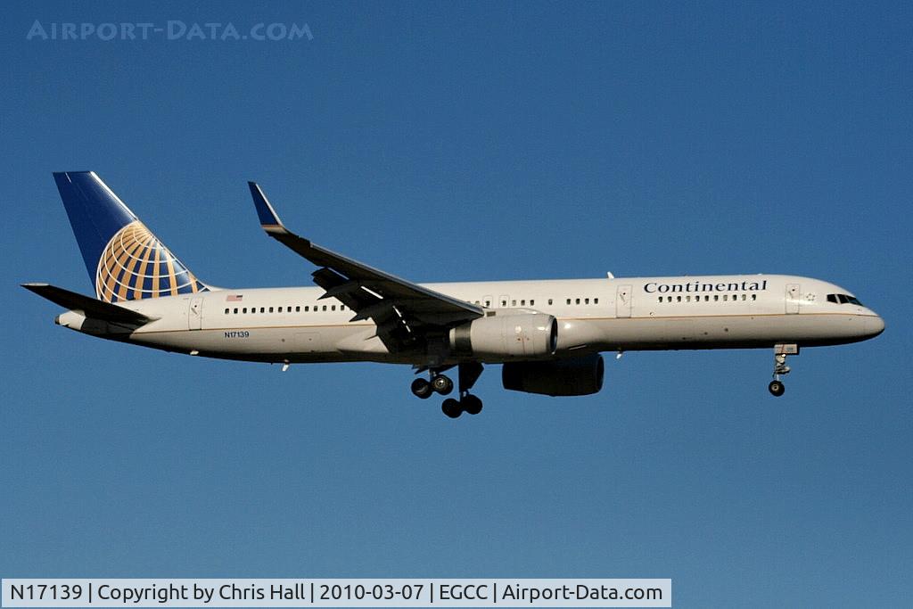 N17139, 2000 Boeing 757-224 C/N 30352, Continental Airlines