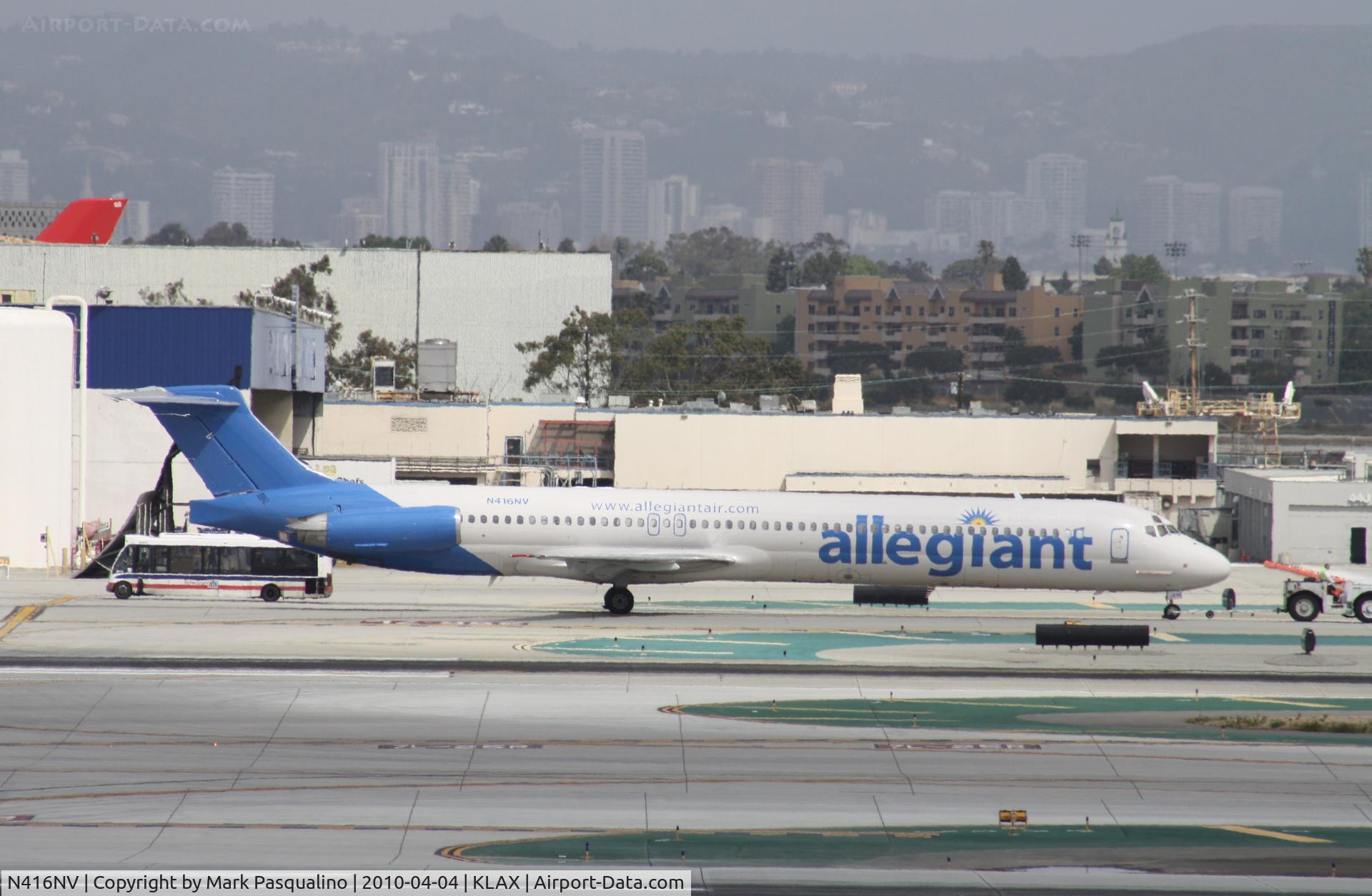 N416NV, 1987 McDonnell Douglas MD-83 (DC-9-83) C/N 49555, MD-82
