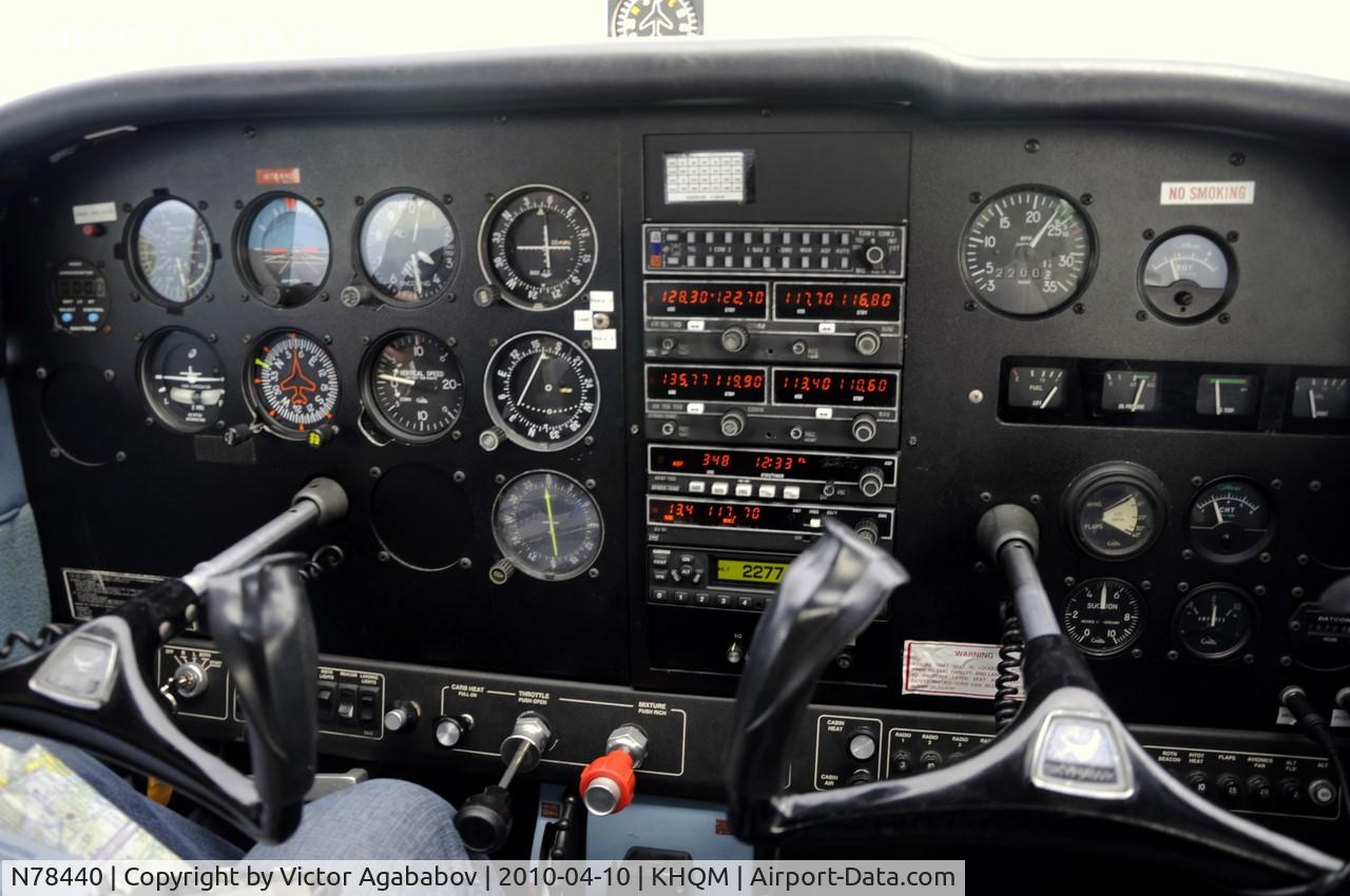 N78440, 1968 Cessna 172K Skyhawk C/N 17257618, In flight over Washington