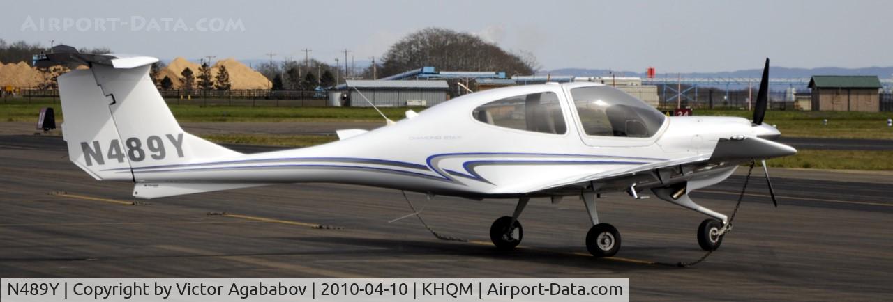 N489Y, 2007 Diamond DA-40 Diamond Star C/N 40.894, At Hoquim