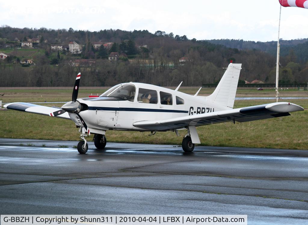 G-BBZH, 1973 Piper PA-28R-200-2 Cherokee Arrow II C/N 28R-7435102, Parked...