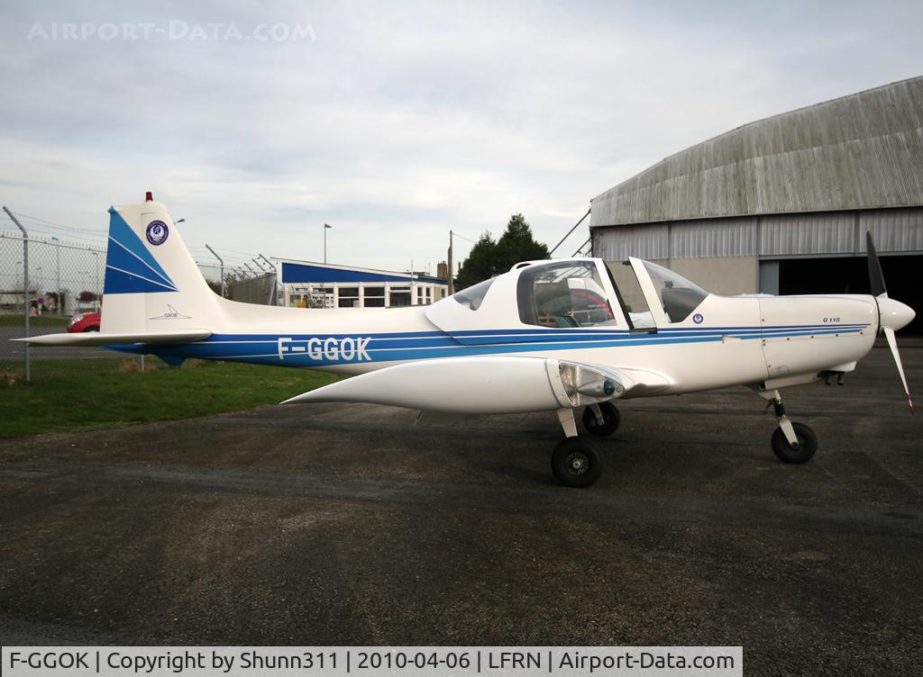 F-GGOK, 1989 Grob G-115A C/N 8096, Parked...