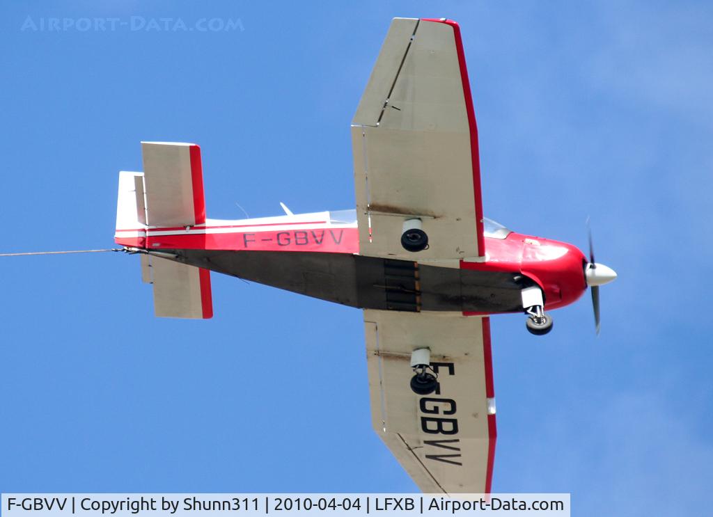 F-GBVV, Robin DR-400-180R Regent C/N 1412, Coming back after tracking a glider...