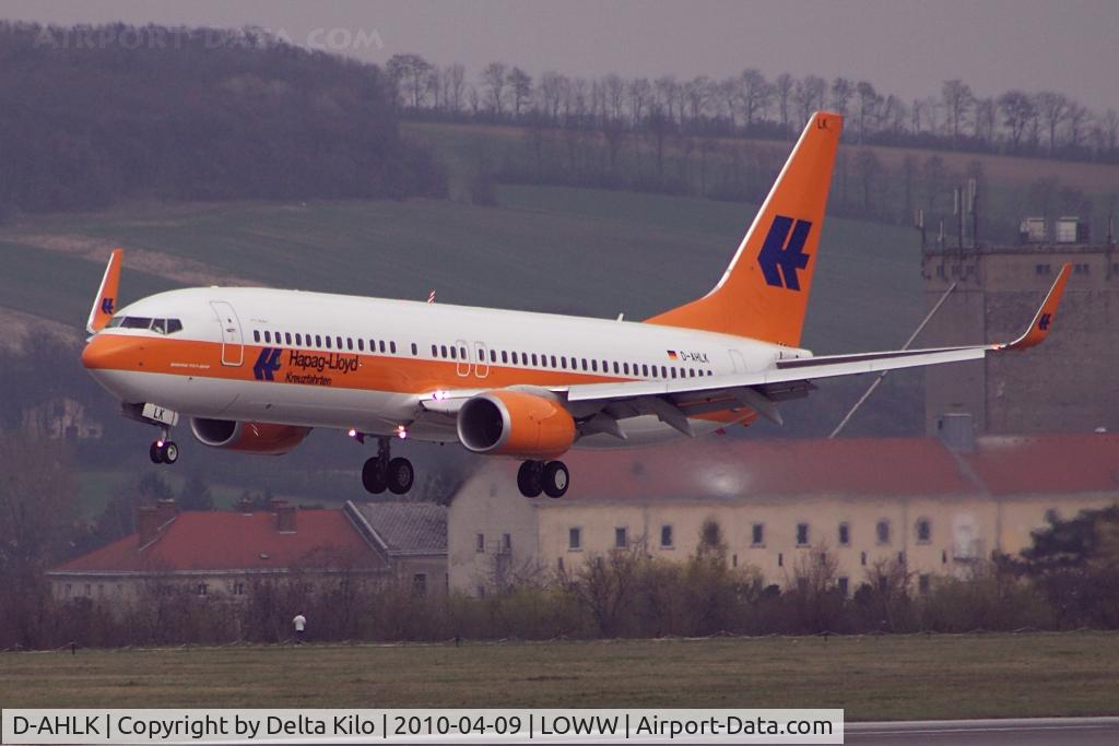 D-AHLK, 2008 Boeing 737-8K5 C/N 35143, Hapag-Lloyd Kreuzfahrten