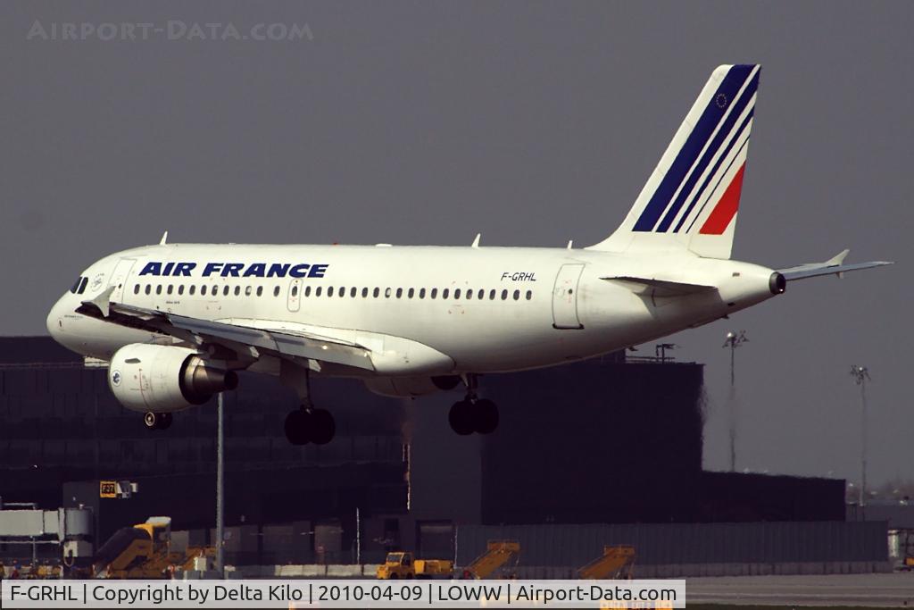 F-GRHL, 2000 Airbus A319-111 C/N 1201, Air France