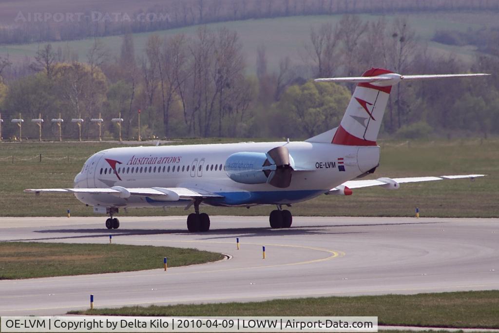 OE-LVM, 1991 Fokker F100 (F-28-0100) C/N 11361, AUSTRIAN ARROWS