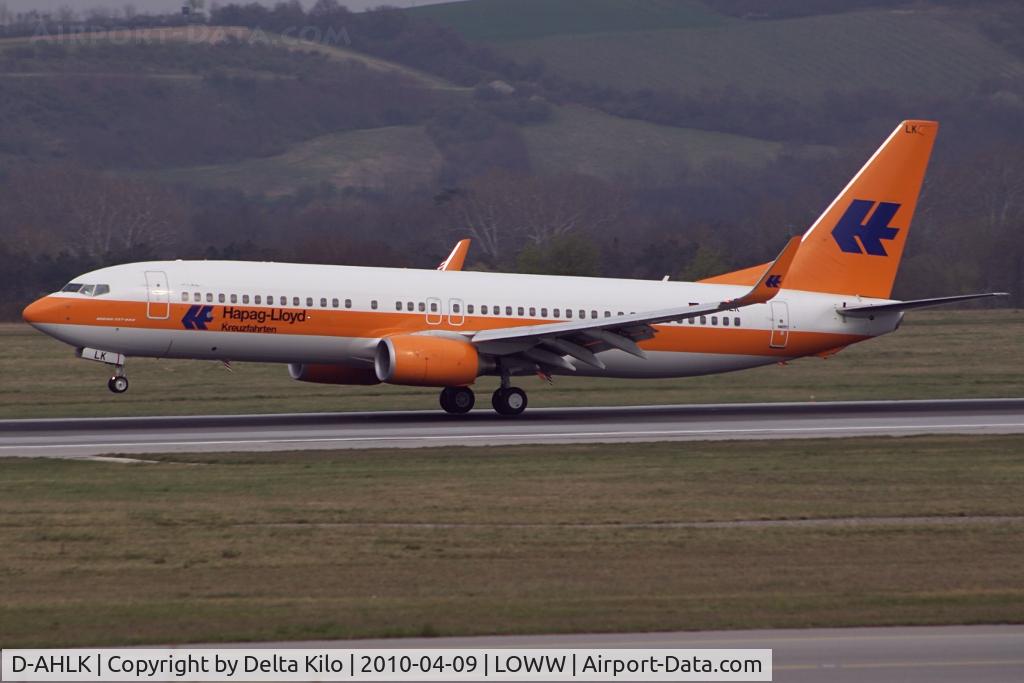 D-AHLK, 2008 Boeing 737-8K5 C/N 35143, Hapag-Lloyd Kreuzfahrten