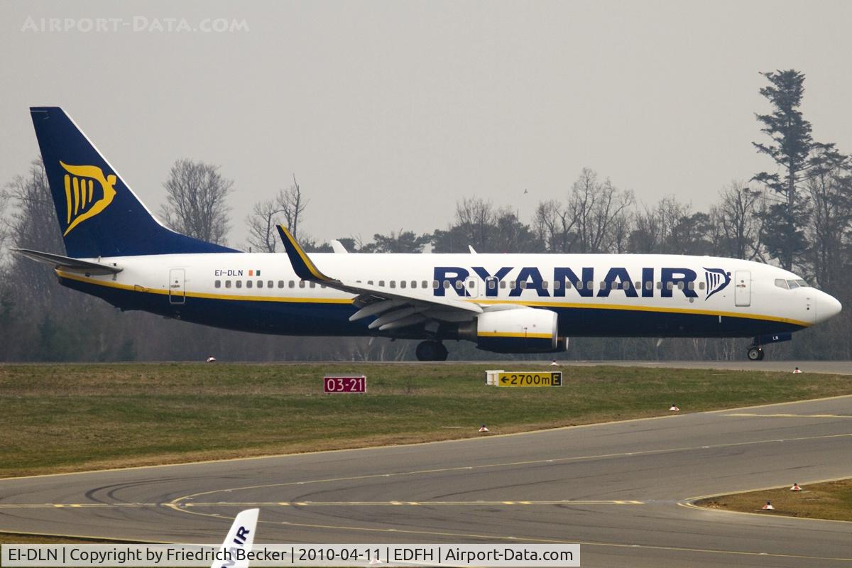EI-DLN, 2006 Boeing 737-8AS C/N 33595, leaving the runway