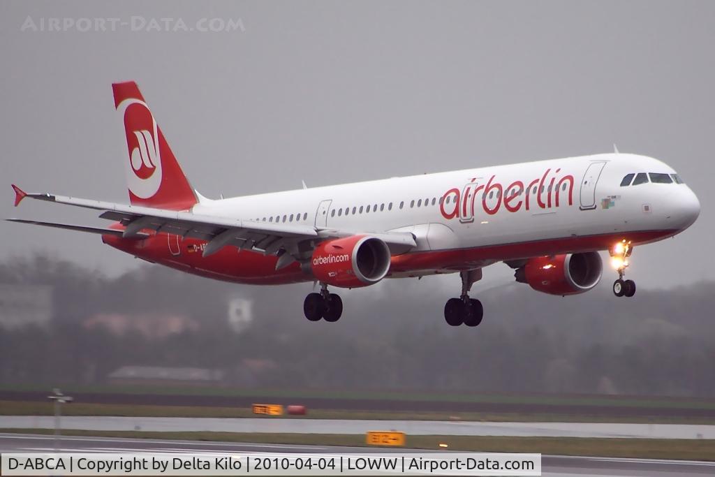 D-ABCA, 2008 Airbus A321-211 C/N 3708, AIR BERLIN