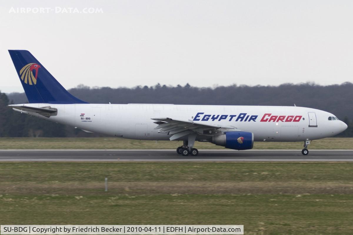 SU-BDG, 1982 Airbus A300B4-203 C/N 200, departing via RW03