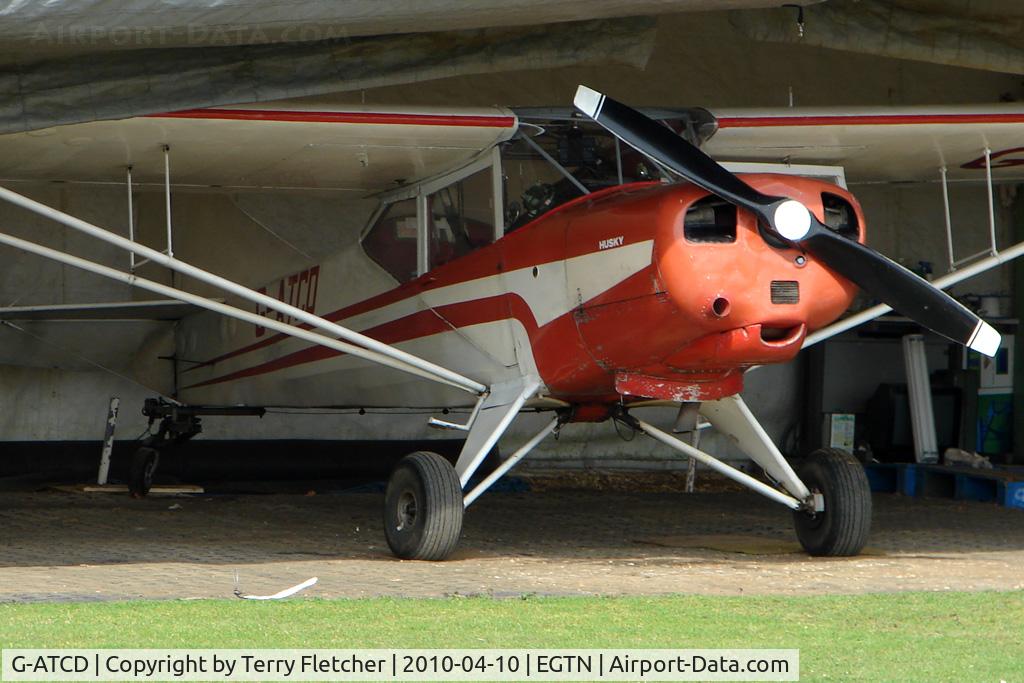 G-ATCD, 1965 Beagle D-5/180 Husky C/N 3683, 1965 Beagle Aircraft Ltd BEAGLE AUSTER D5 SERIES 180 at home base , Enstone